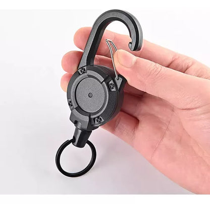Llavero Retractil Porta Carnet Mosqueton Llavero Yoyo
