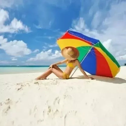 Sombrilla Playa Quitasol Paraguas Sombrilla Verano 160cm