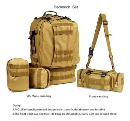 Mochila Militar Tactica Mochila De Asalto Mochila 65 Litros