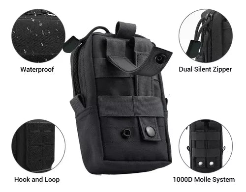 Pouch Tactico Billetera Molle Pouch Tacticos Pouch Velcro
