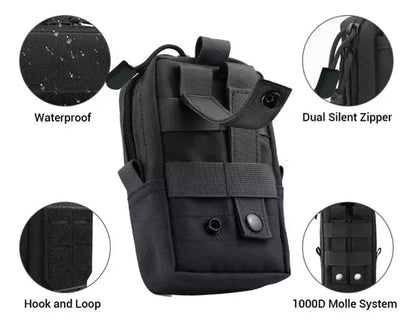 Pouch Tactico Billetera Molle Pouch Tacticos Pouch Velcro