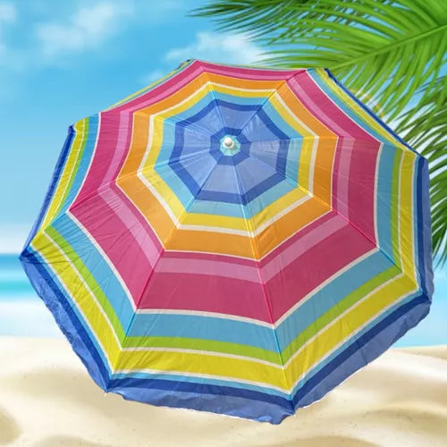 Sombrilla Playa Quitasol Paraguas Sombrilla Verano 160cm