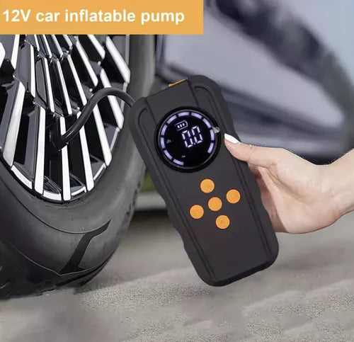 Kit Partidor Bateria 12v Inflador Neumaticos Multiuso 150psi