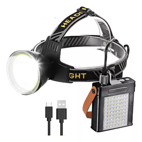 Linterna Minera Linterna Led Potente Foco Minero Recargable