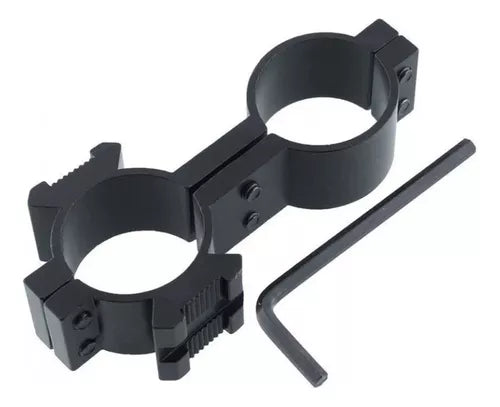 Soporte Linterna Tactica Airsoft Paintball Doble Anillo