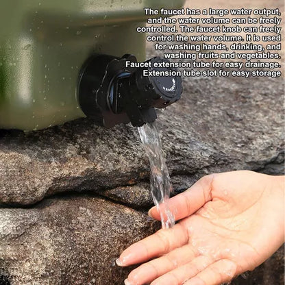 Cubo Contenedor De Agua Camping Bidon De Agua Portatil 25lts