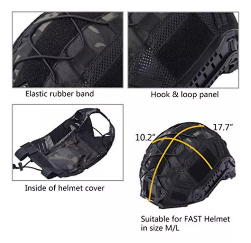 Funda Cobertor Cubre Casco Tactico Militar Airsoft Funda