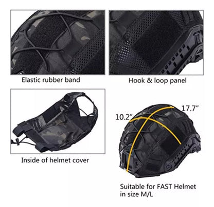 Funda Cobertor Cubre Casco Tactico Militar Airsoft Funda
