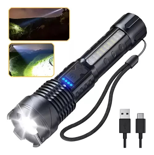Linterna Tactica Recargable Led Linterna Camping Linterna