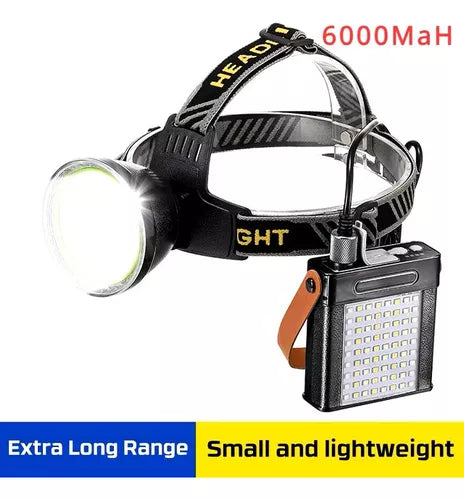 Linterna Minera Linterna Led Potente Foco Minero Recargable