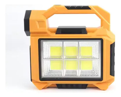 Linterna Led Lampara Camping Recargable Usb Solar Lampara