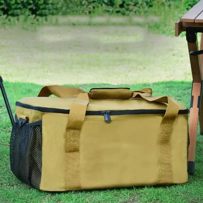 Canasta Picnic Cooler Mochila Bolso Termica Plegable