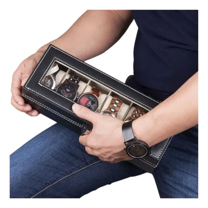 Caja Organizadora Relojes Caja Guardar Reloj Caja 6 Espacios