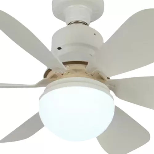 Ampolleta Ventilador Control Remoto E27 6 Aspas 60w 3tonos
