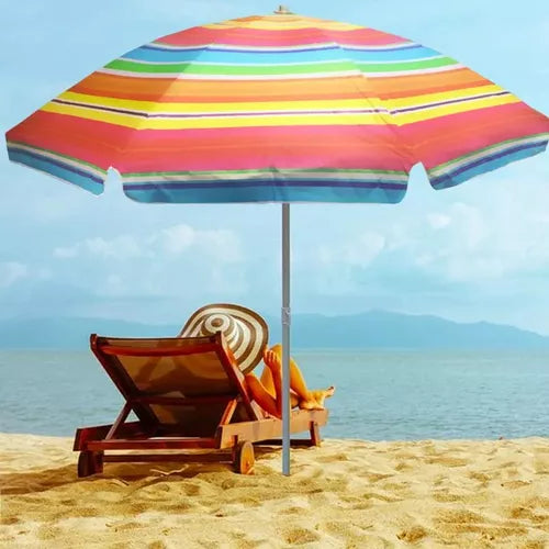 Sombrilla Playa Quitasol Paraguas Sombrilla Verano 160cm