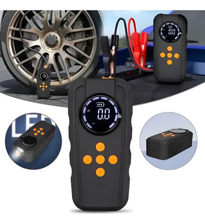 Kit Partidor Bateria 12v Inflador Neumaticos Multiuso 150psi
