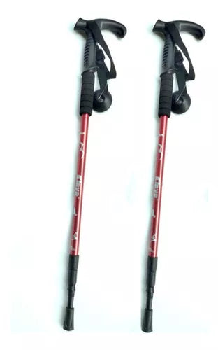Pack 2 Bastones Trekking Baston Trekking Anti Shock 4tramos