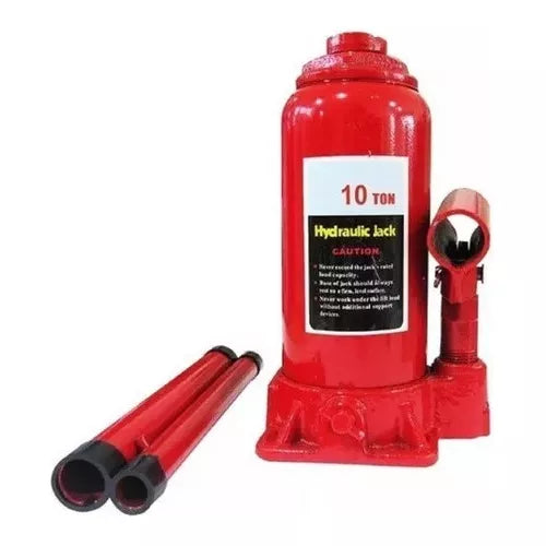 Gata Hidraulica Levanta Auto Gato Tipo Botella 10 Toneladas