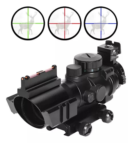 Mira Telescopica 4x32 Acog Caza Miras Telescopicas Riel 20mm