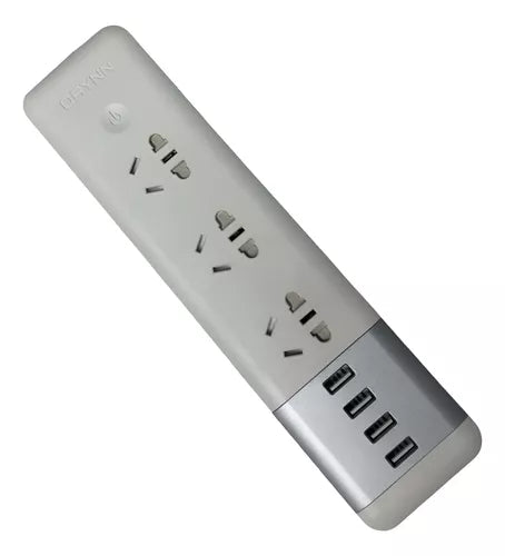 Alargador Zapatilla 2500w 1.5mts Encendido Tactil Usb