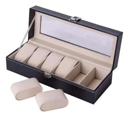 Caja Organizadora Relojes Caja Guardar Reloj Caja 6 Espacios