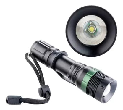Linterna Tactica Zoom Linterna Recargable Linterna 18000lm