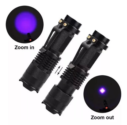 Linterna Luz Ultravioleta Linternas Recargables Linterna Uv