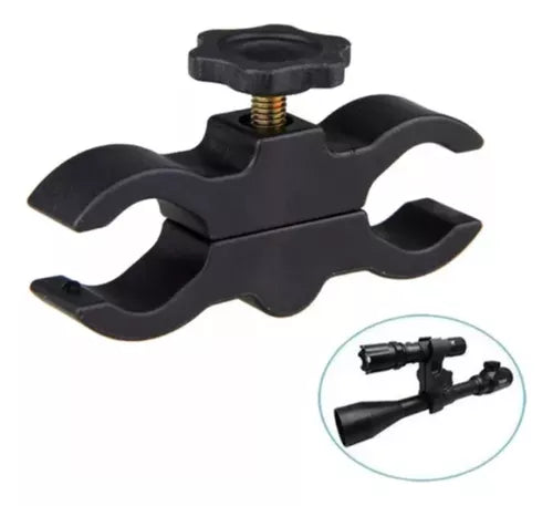 Montura Soporte Linternas Rifle Mira Telescopica Pcp Caza