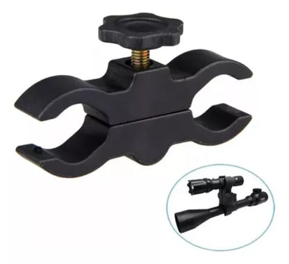 Montura Soporte Linternas Rifle Mira Telescopica Pcp Caza