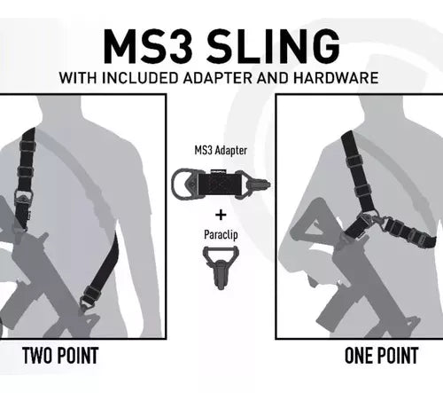2 Puntas Correa Magpu Porta Replicas Porta Fusil Airsoft Ms3