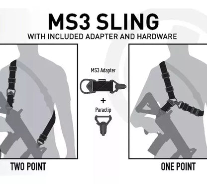 2 Puntas Correa Magpu Porta Replicas Porta Fusil Airsoft Ms3