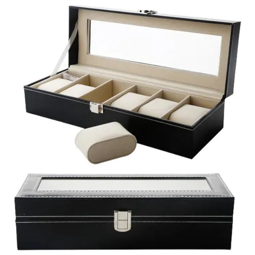 Caja Organizadora Relojes Caja Guardar Reloj Caja 6 Espacios