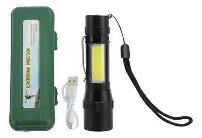 Linterna Led Cree Xml-t6 2000lumenes Zoom Usb Recargable doble led