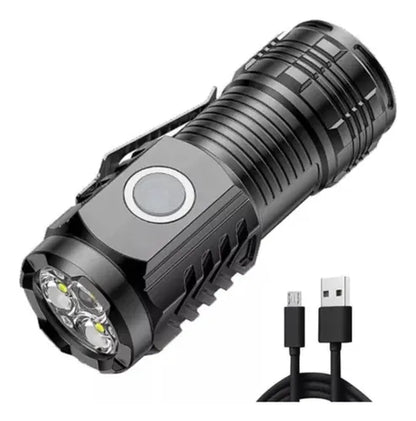 Linterna Tactica Linterna Recargable Linterna Mini Usb