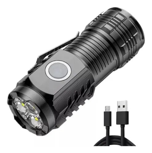 Linterna Tactica Linterna Recargable Linterna Mini Usb