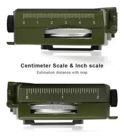 Brujula Militar Luminosa Multifuncion Con Inclinometro Ip65