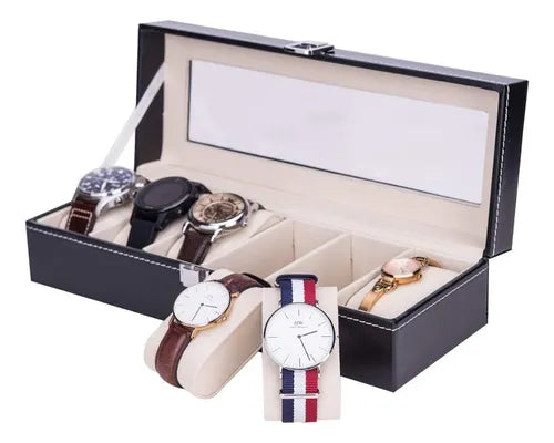 Caja Organizadora Relojes Caja Guardar Reloj Caja 6 Espacios