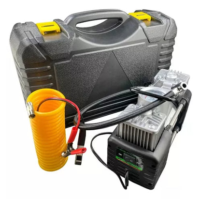 Compresor De Aire +kit Neumaticos 23amp 85l/min 150psi 12v