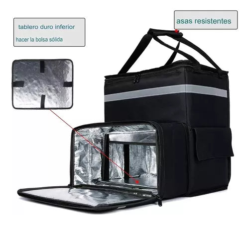 Bolsos Termicos Mochila Termica Delivery Repartidor 40 Litros