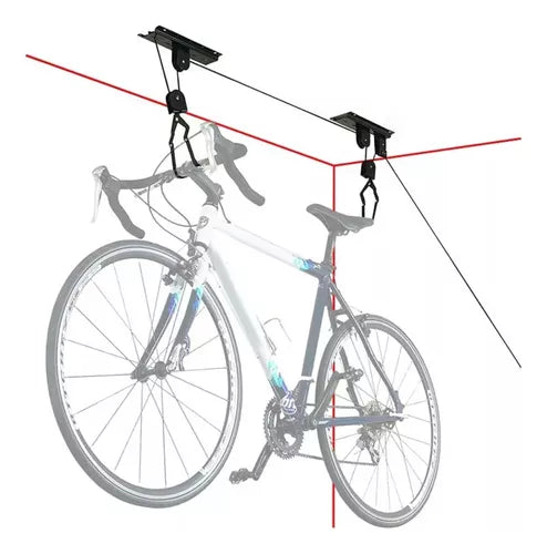 Gancho Para Colgar Bicicleta Techo Soporte Bici Techo 30kg
