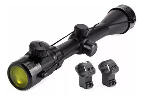 Mira Telescopica Rifles Pcp Caza Iluminada 3-9x40 Riel 11mm