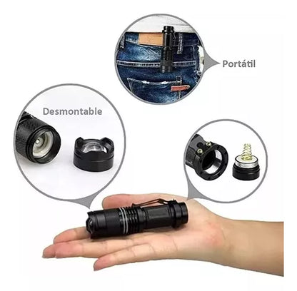 Linterna Luz Ultravioleta Linternas Recargables Linterna Uv