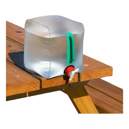 Cubo Contenedor Agua Plegable 20l Portatil Camping Color Transparente