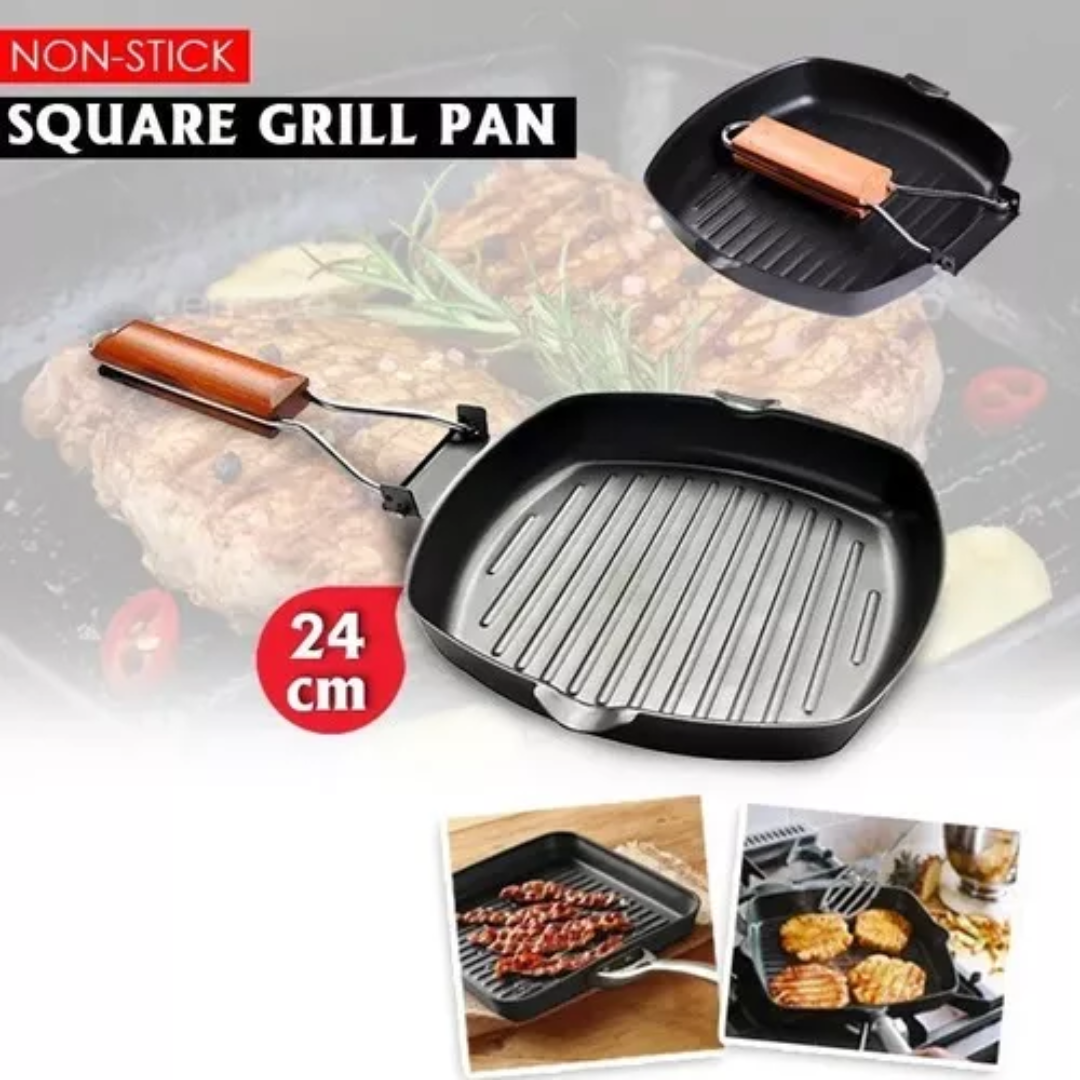 Sarten Camping Plegable Sarten Portatil Camping 24x24cm