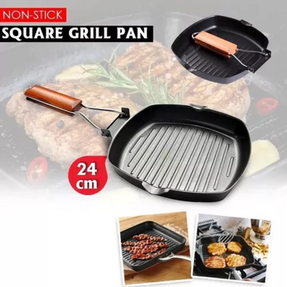Sarten Camping Plegable Sarten Portatil Camping 24x24cm
