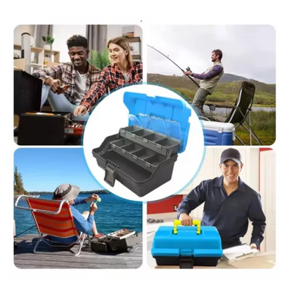 Cajas Señuelo Caja De Pesca 9 Espacios Caja Señuelos 32x15cm