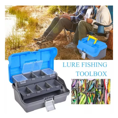 Cajas Señuelo Caja De Pesca 9 Espacios Caja Señuelos 32x15cm