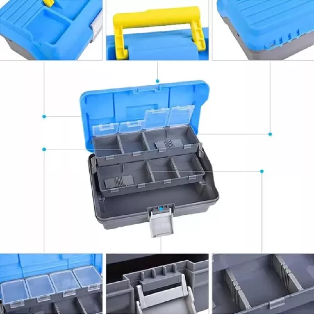 Cajas Señuelo Caja De Pesca 9 Espacios Caja Señuelos 32x15cm