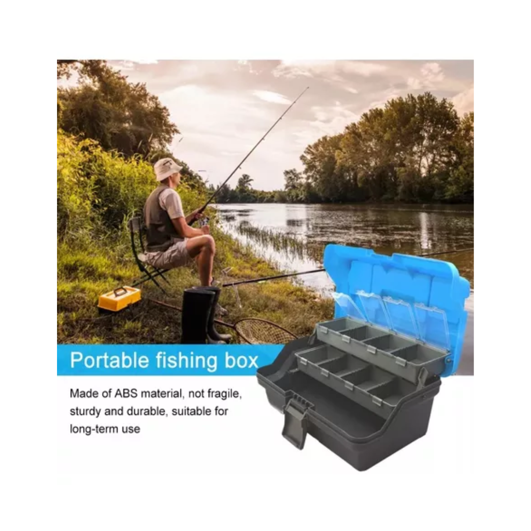 Cajas Señuelo Caja De Pesca 9 Espacios Caja Señuelos 32x15cm