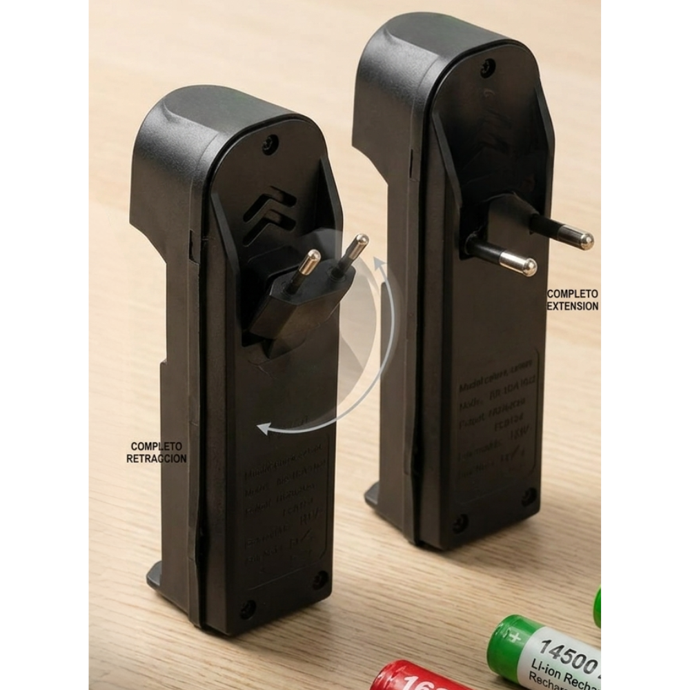 Cargador Baterias 18650 Cargador 220v Cargador Pilas 18650